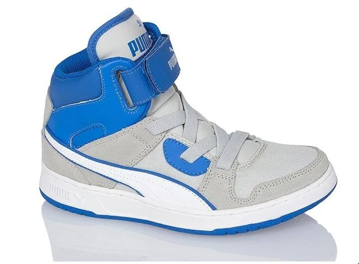 Детские спортивные кроссовки с высоким берцем Puma Rebound, Blau