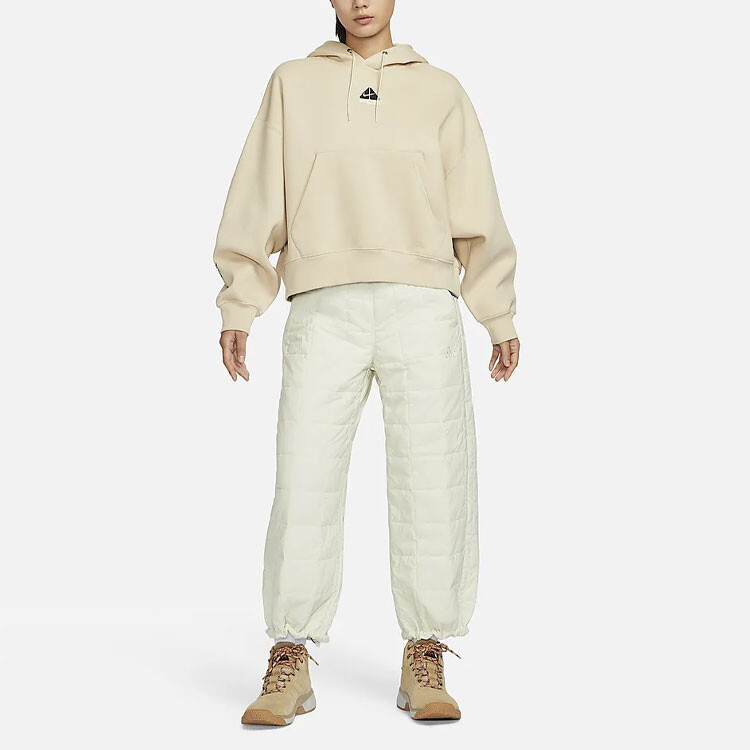 Пуховые брюки/хлопковые брюки женские Summit белые/черные Nike — фото 3