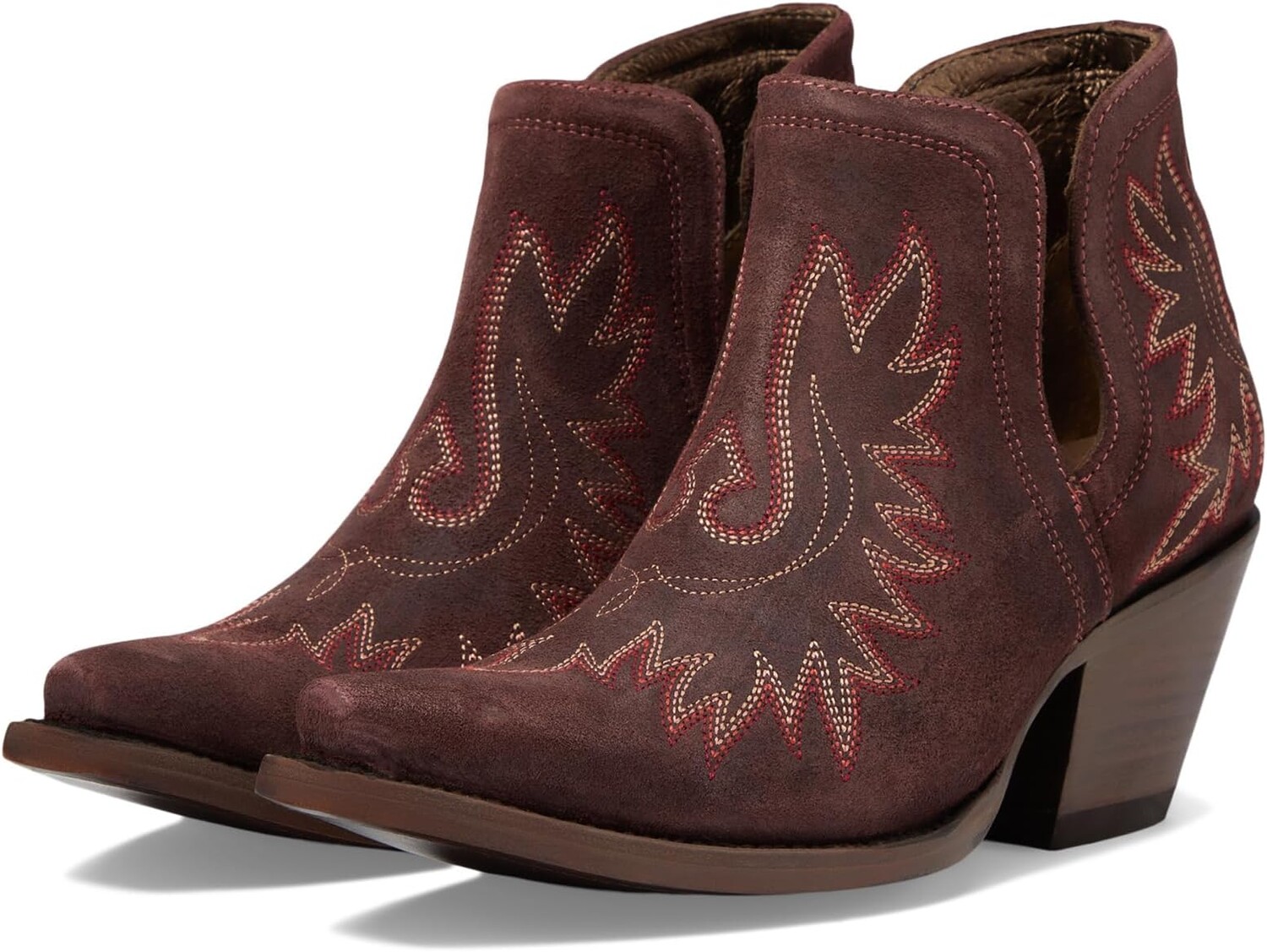 

Ботильоны Dixon Western Boots Ariat, цвет Merlot Suede