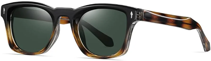 

Солнцезащитные очки UV400 Rivets Punk с прозрачным градиентом для женщин и мужчин, для бега и занятий спортом на открытом воздухе UYPTK, Black Amber Green