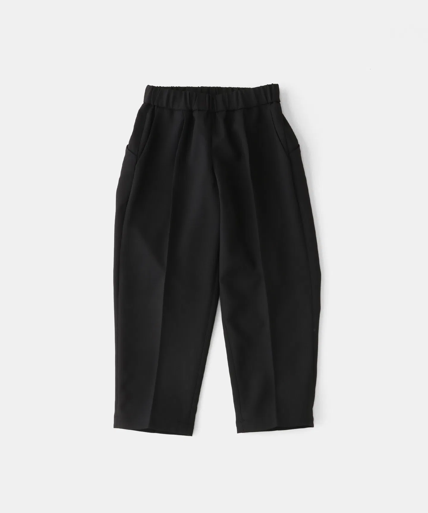 【MOUN TEN. / Mountain】canapa 1-tuck pants kids (BLACK)
