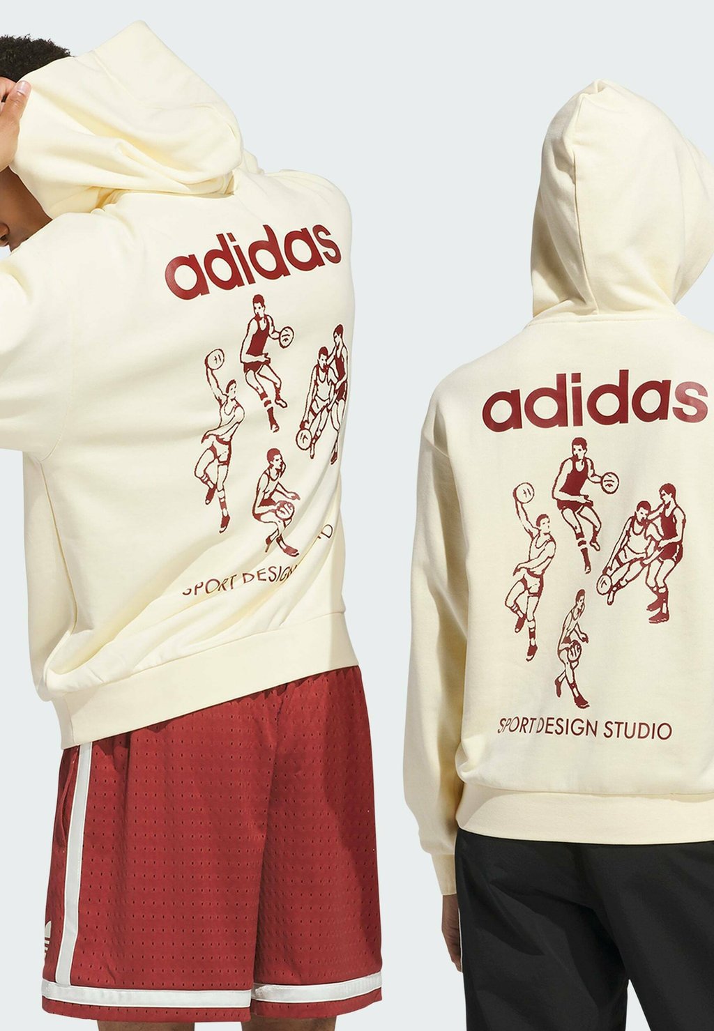 

Толстовка WWH - Hoodie Adidas Originals, кремовый