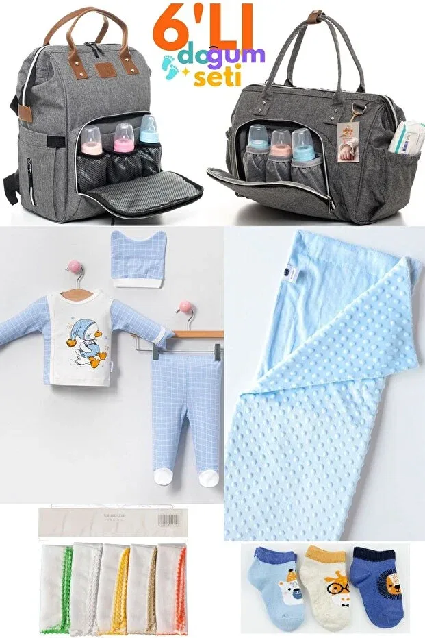Детский комбинезон хлопковый Beyaz Bebek, Gray-Blue
