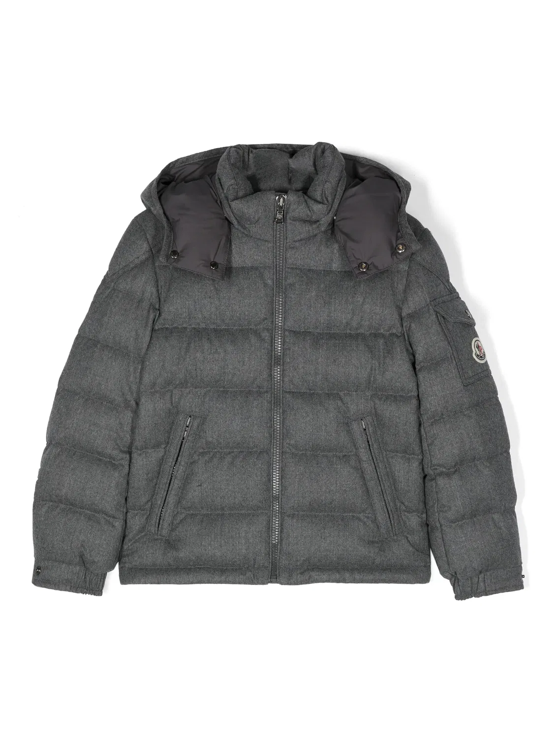 Пуховик Montgenevre Moncler, серый