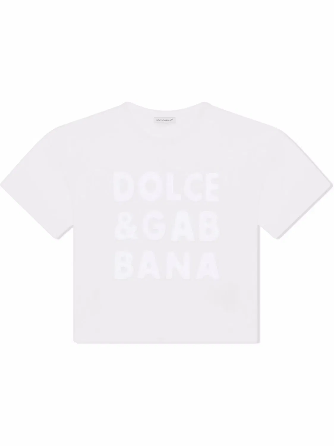 Футболка с открытым рисунком DG-logo Dolce & Gabbana, белый