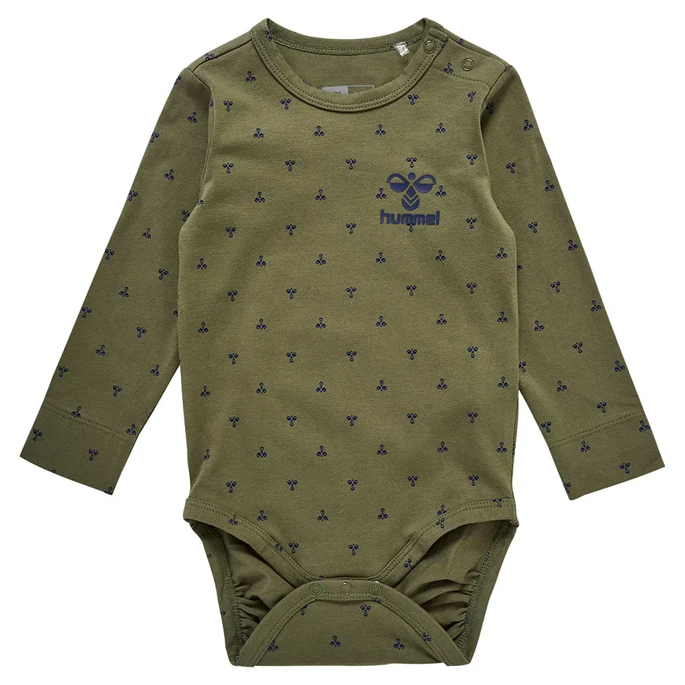 Боди с длинным рукавом Beesy Hummel, зеленый