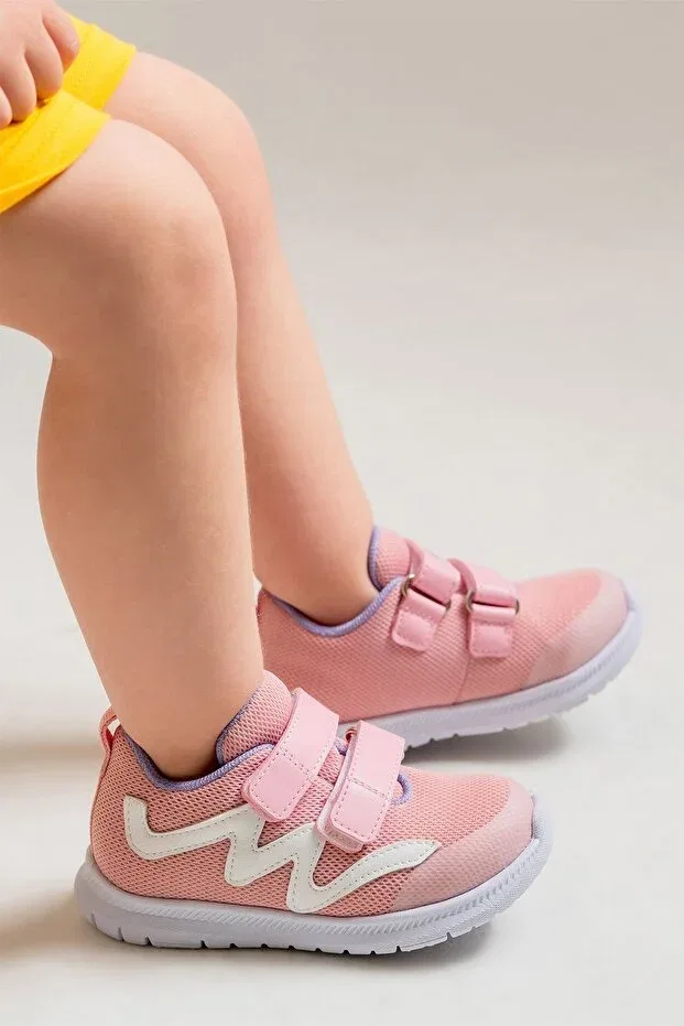 Детские спортивные туфли для девочек с ортопедической стелькой Mnpc, Pink