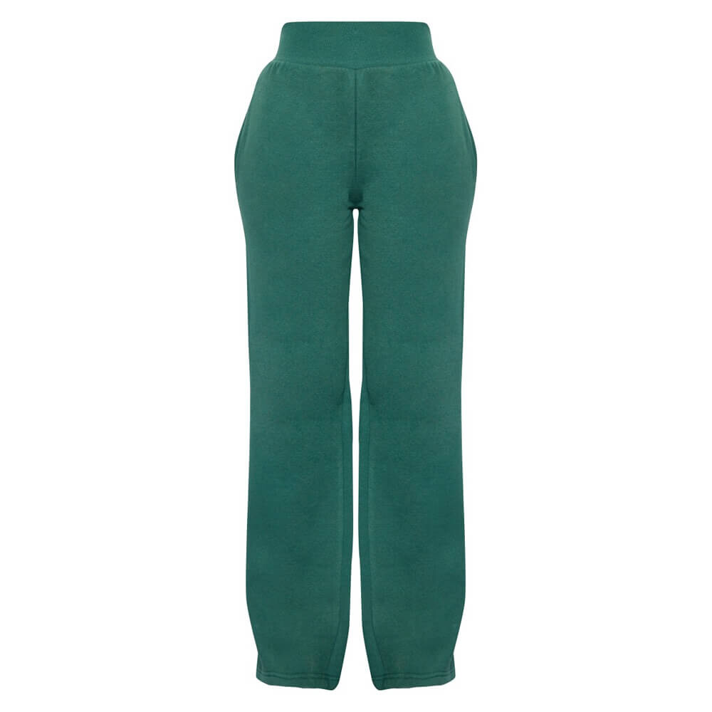 

Брюки PrettyLittleThing Wide Leg Jogger, зеленый