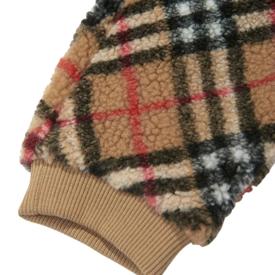 Брюки с фальшивым овчинным подкладом и принтом Vintage Check Burberry, Archive Beige Ip Chk — фото 3