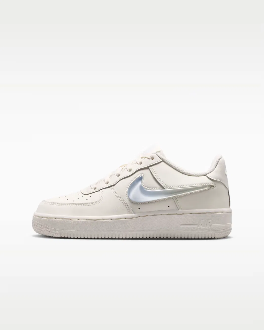 Кроссовки для детей постарше NIke Air Force 1, Sail/Sail/Football Grey