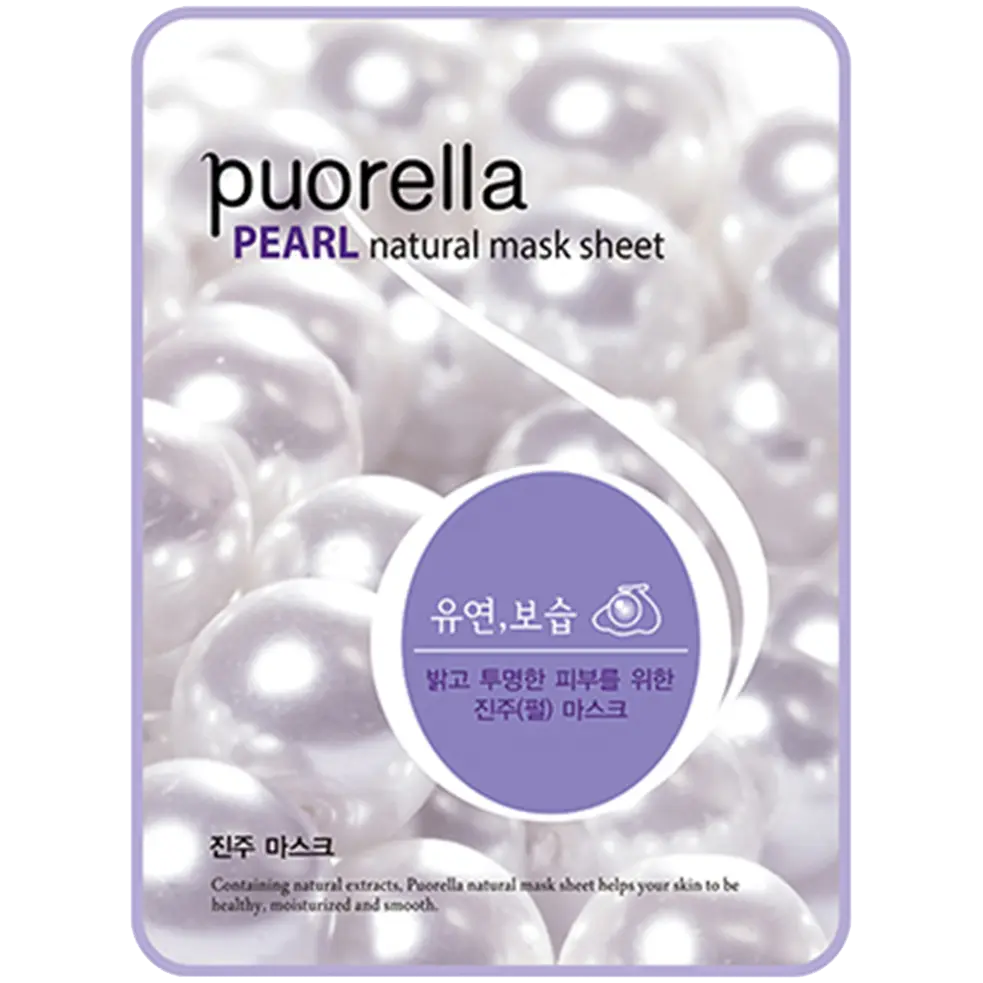

Puorella осветляющая маска для лица - жемчуг, 21 г