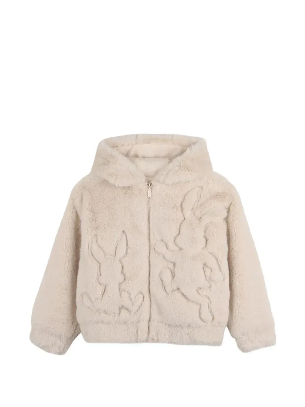 Бомбер с принтом Kenzo Kids, бежевый
