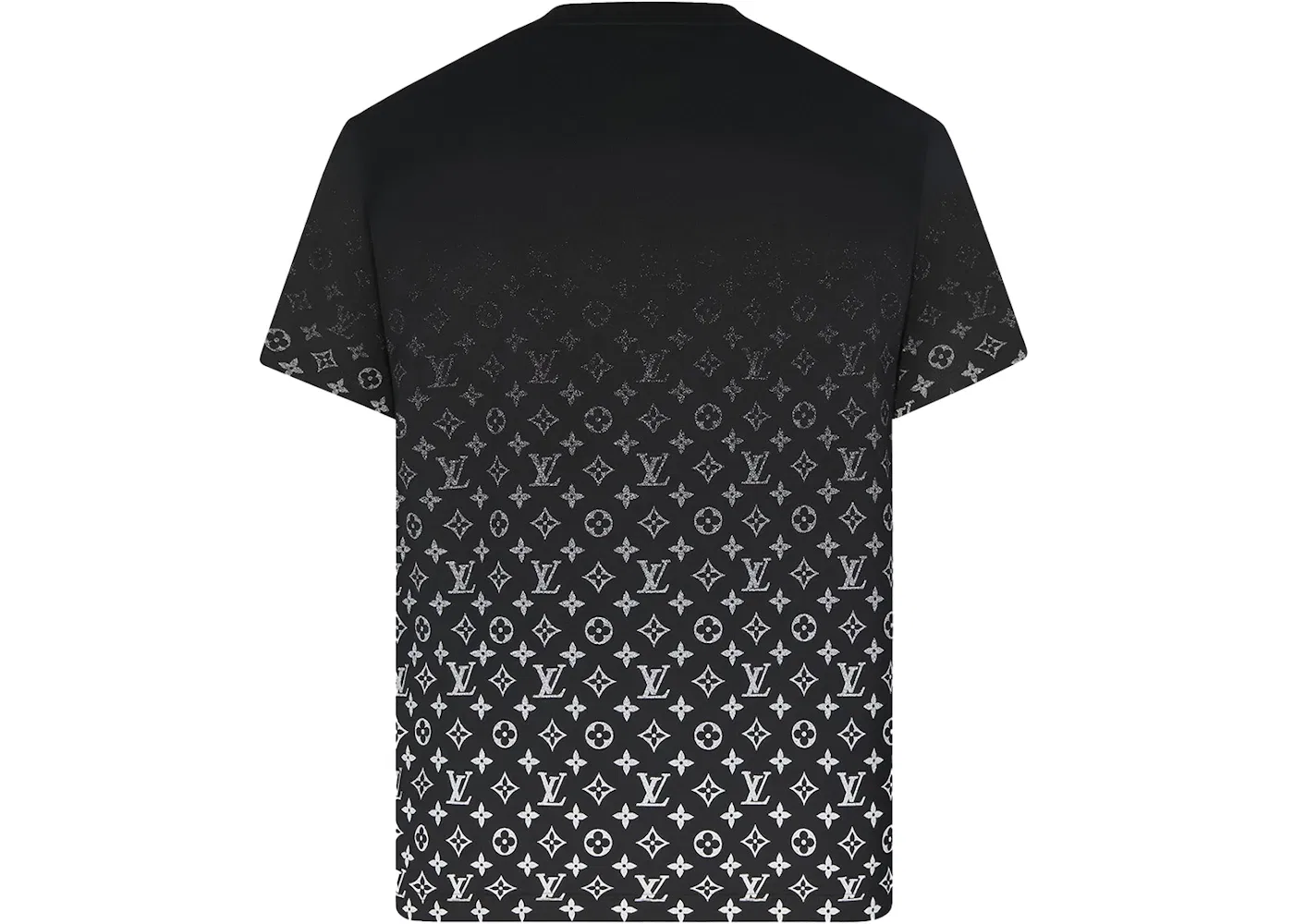 Мужская футболка с градиентом Louis Vuitton, Black/White — фото 2