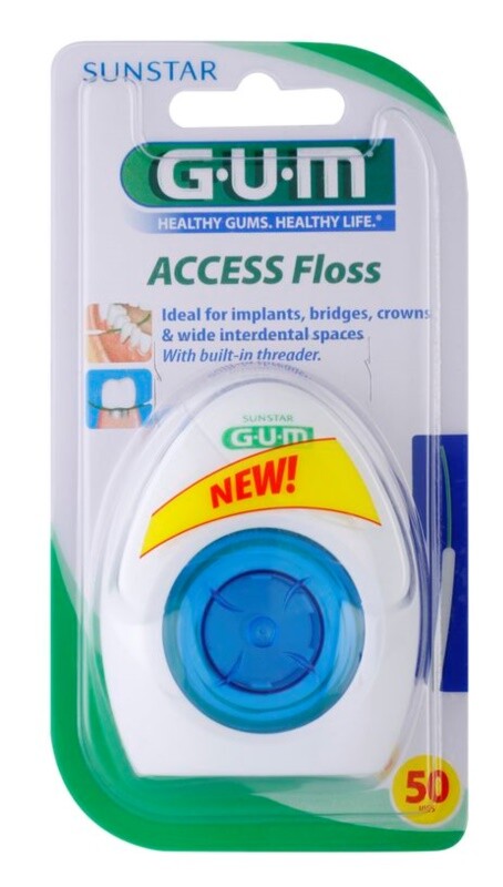 

Зубная нить для брекетов и имплантов G.U.M Access Floss