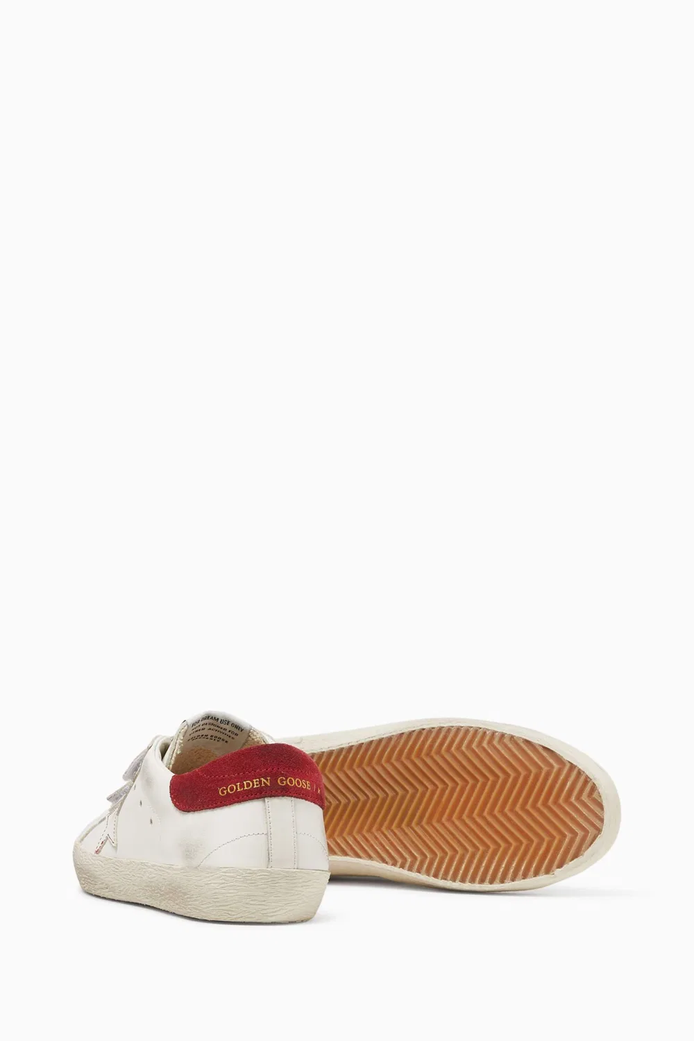 Кроссовки кожаные с замшей Old School Sneakers GOLDEN GOOSE — фото 3