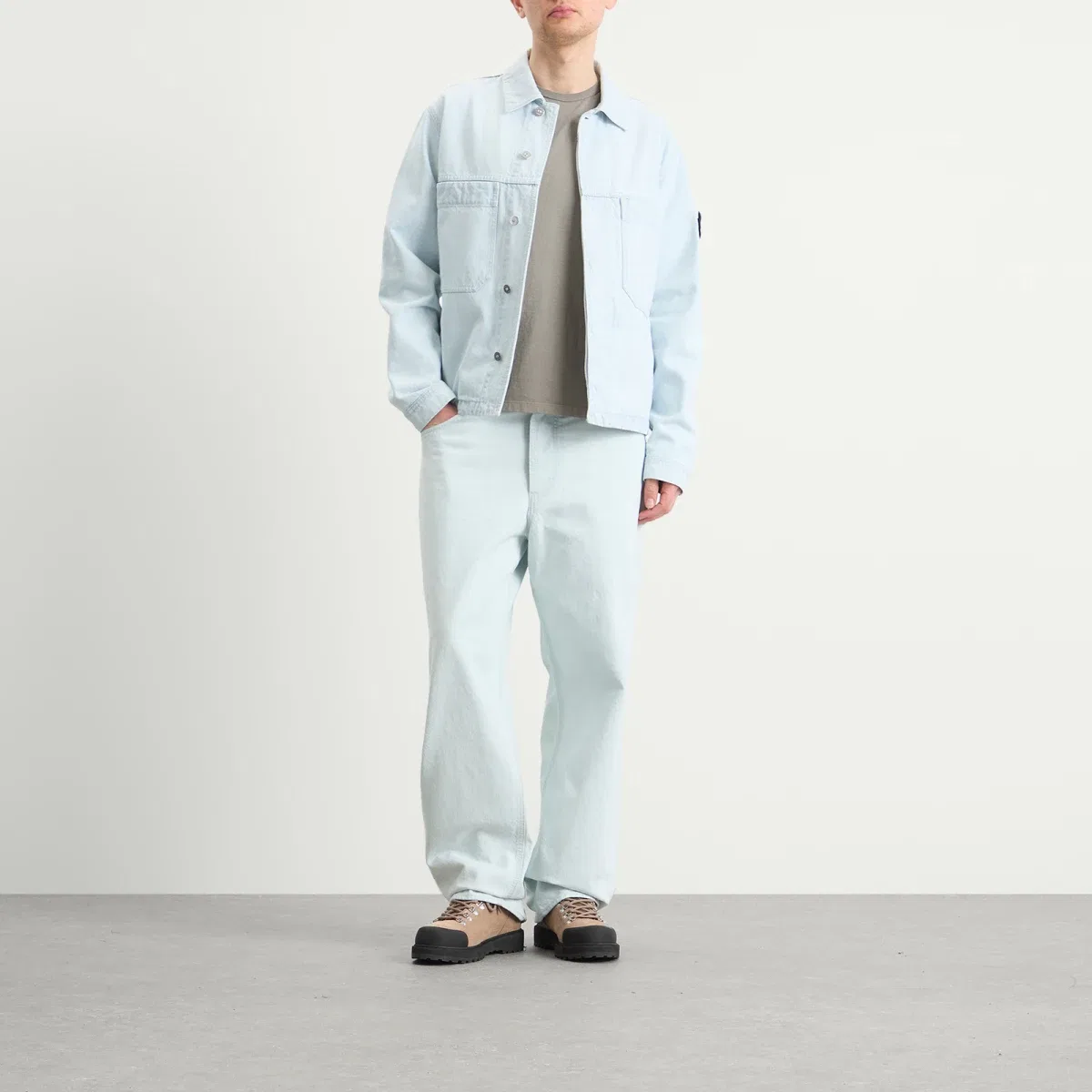 Джинсы свободного кроя Denim Research Ultra Bleached Loose Jeans Stone Island, Extra Bleach — фото 4