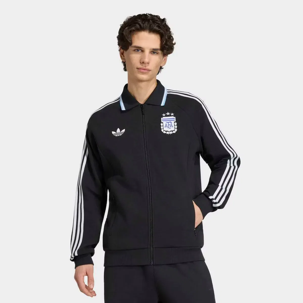Мужская куртка Argentina Anthem Jacket adidas, Negro