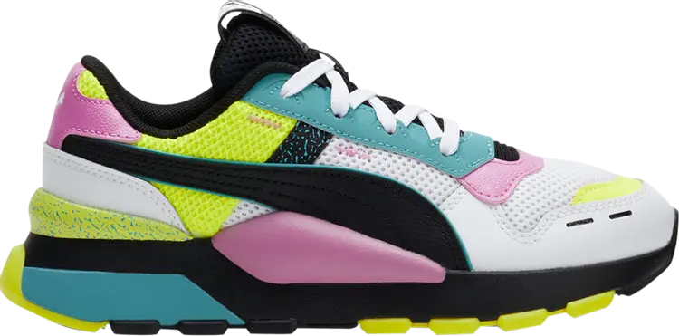 

Кроссовки Puma RS 2.0 Jr White Black Yellow Alert, белый