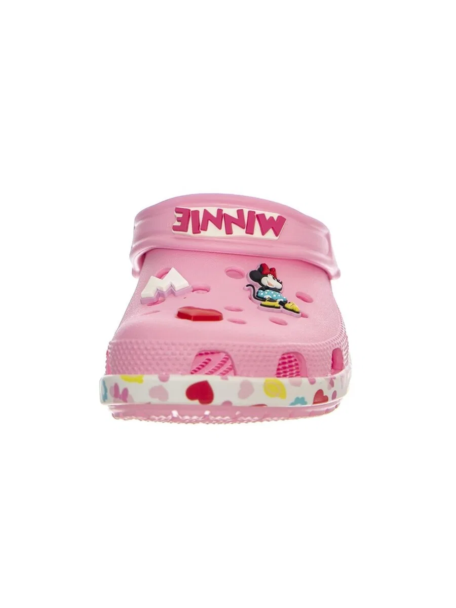 Сандалии Crocs 'Mickey Friends Minnie Cls ClgK-MLT' в розовом цвете — фото 3