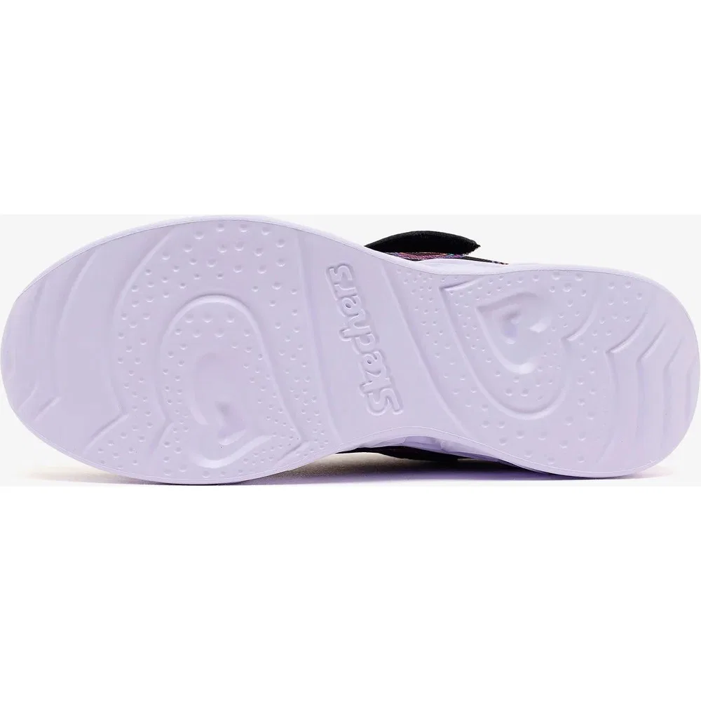 Детские спортивные кроссовки для девочек со светящейся подошвой Heart Lights Skechers — фото 4