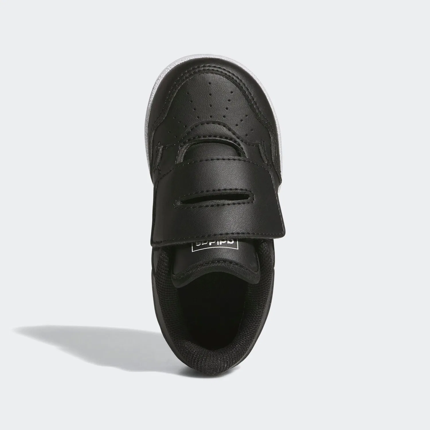 Детские кроссовки с липучками Hoops 4.0 Adidas Sportswear, Core Black/Cloud White — фото 4