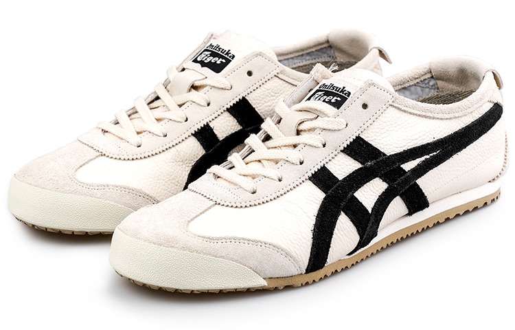 Кроссовки Onitsuka Tiger Mexico 66 Vintage, кремовый/черный — фото 4