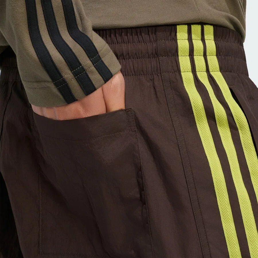 Шорты ADIDAS ORIGINALS Regular Pants 'Sprinter' каштаново-коричневого цвета — фото 3