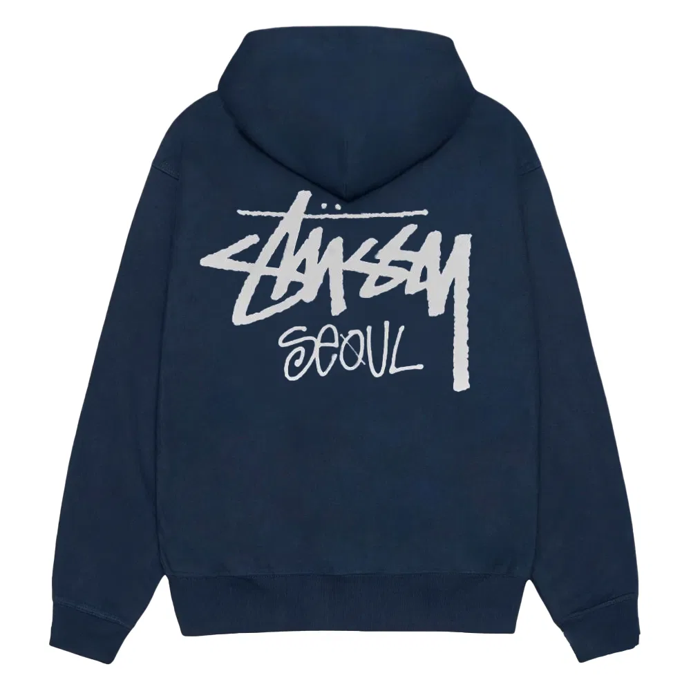 Детский худи с капюшоном Stussy, Navy Blue