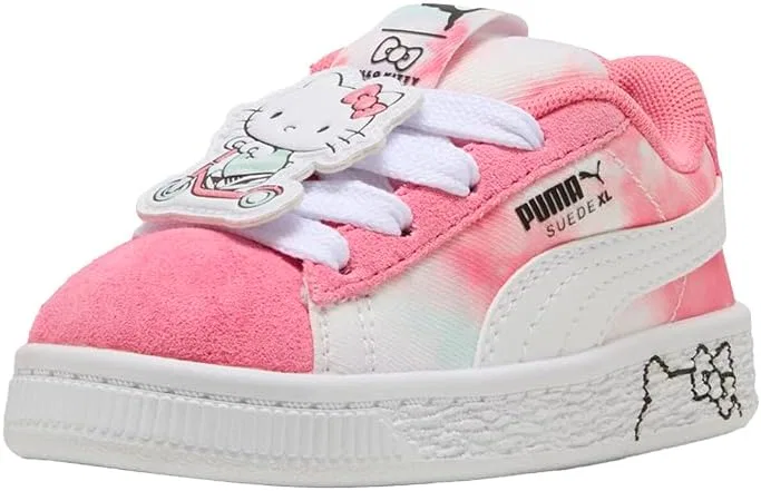 Детские кроссовки с принтом Hello Kitty and Friends PUMA, Pink — фото 2