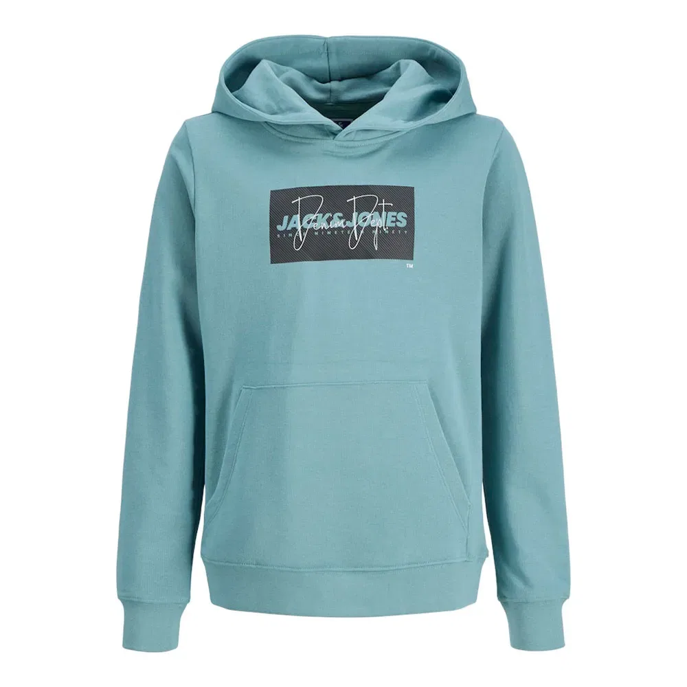 Худи с принтом Cole Jack & Jones, синий