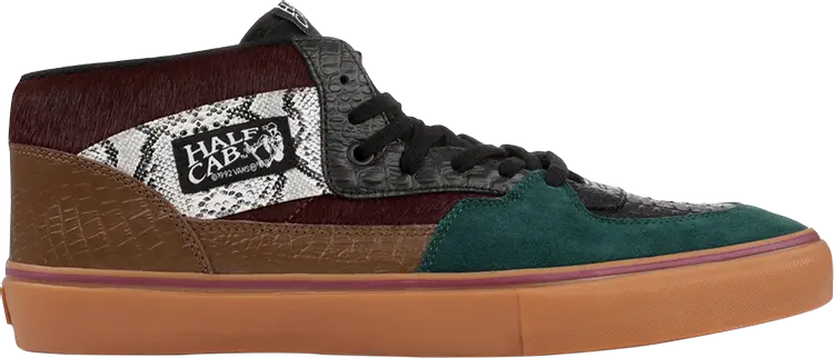 Кеды Vans Bodega x Half Cab LX Return of the Dragon, зеленый
