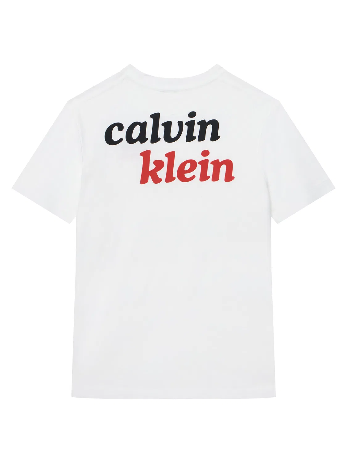 Футболка стандартного кроя для мальчика Calvin Klein Jeans, белый — фото 2