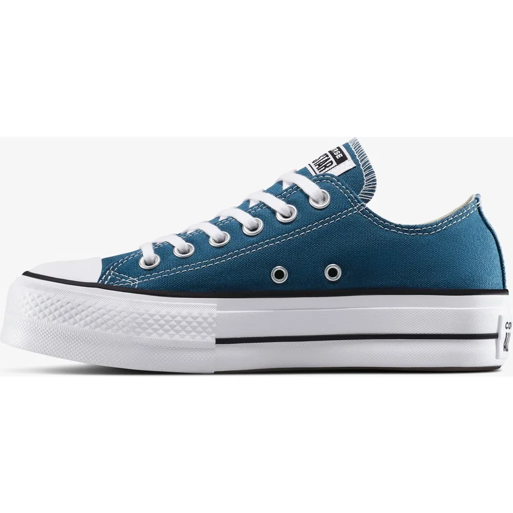 Детские кроссовки на платформе Chuck Taylor All Star Lift Platform, Mavi Converse — фото 4