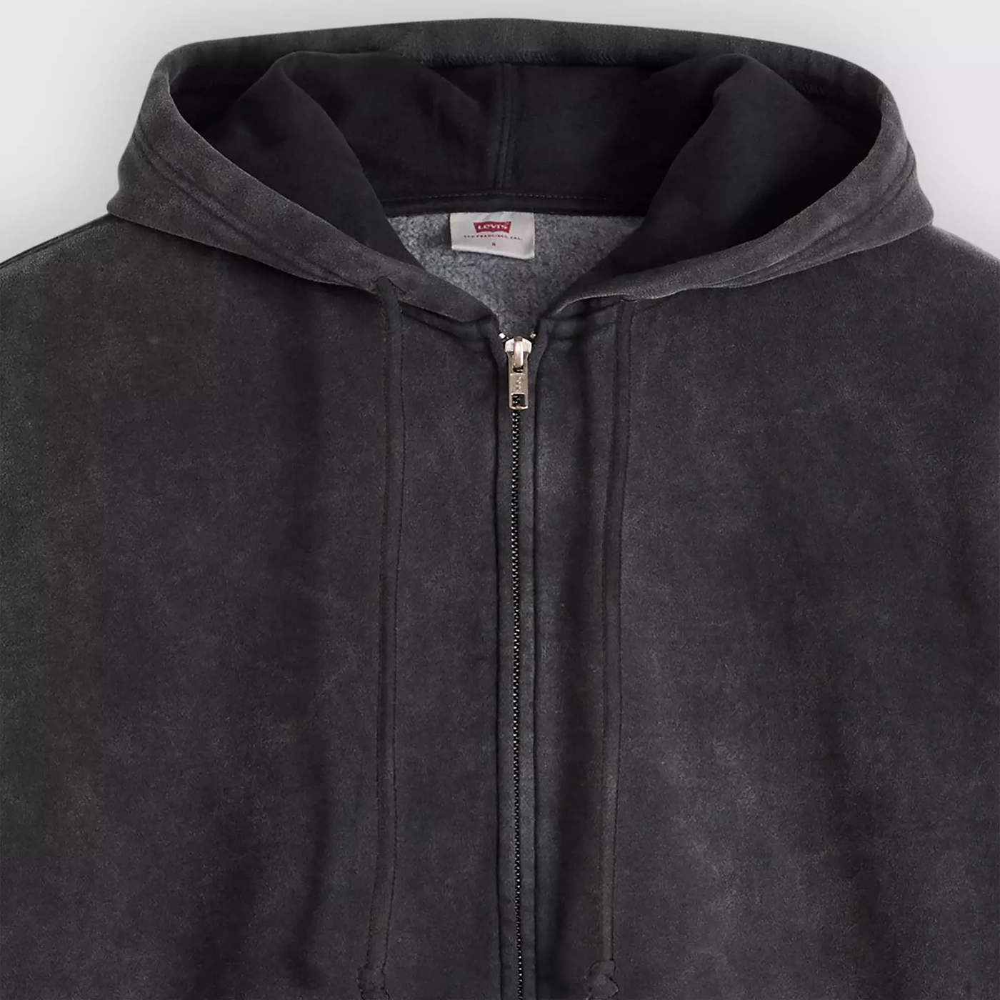 Толстовка Levi's Premium Women's Vintage Garment Dye Relaxed, черный — фото 2