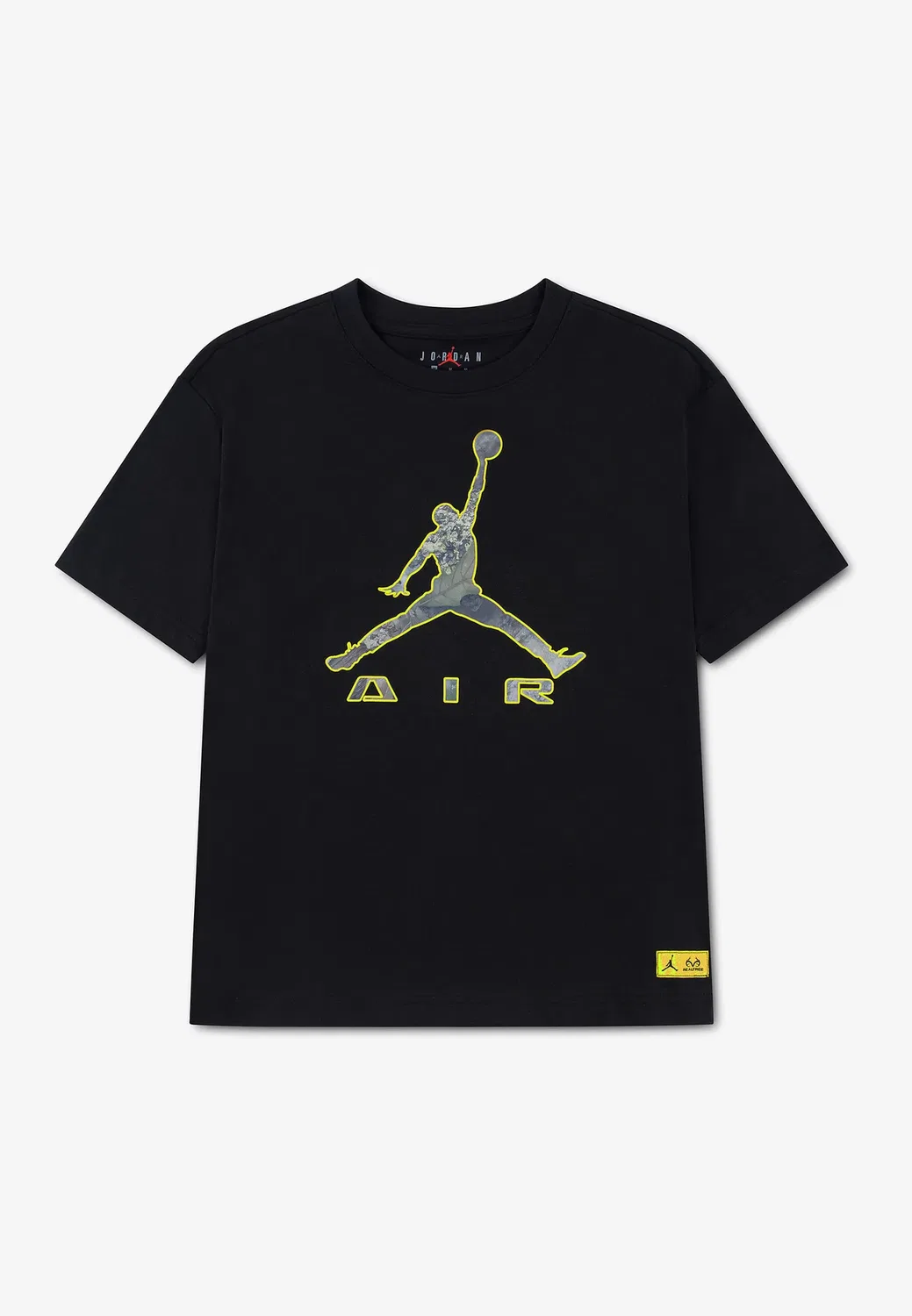Футболка с принтом настоящего дерева Jordan, Black