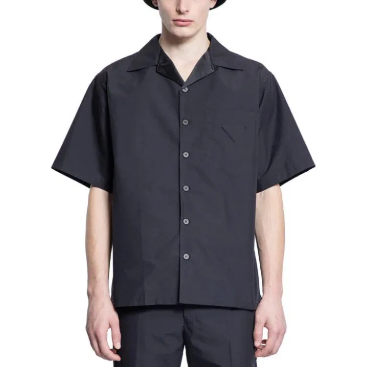 Рубашка классическая, PRADA, Black