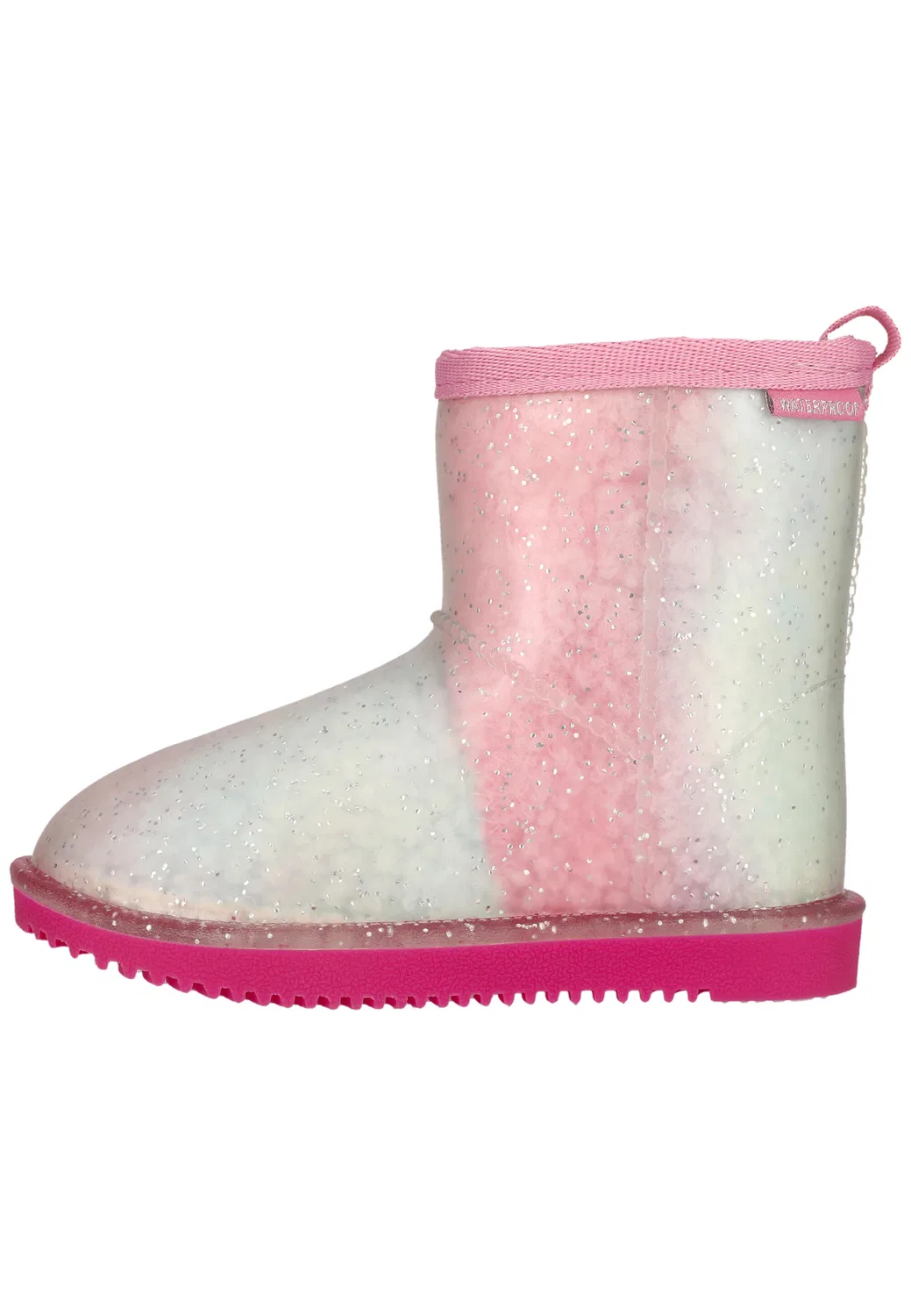 Детские водонепроницаемые зимние сапоги Sinna Zigzag, Zartes Rosa Gelb Orchideenpink