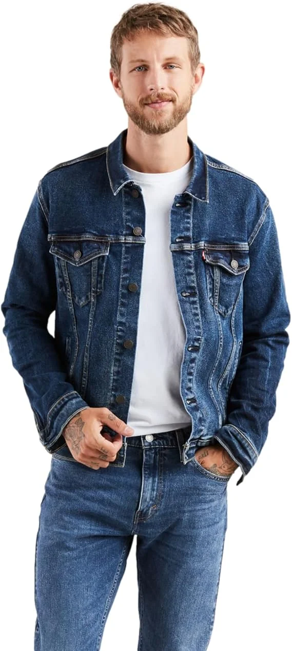 Джинсовая куртка Levi's Trucker, синий колуза