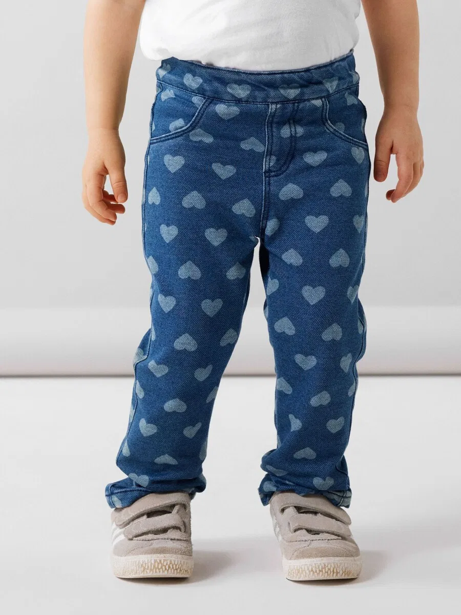 Джинсы NAME IT Slim fit 'NMFSalli' в синем джинсовом и светло-синем цвете — фото 3