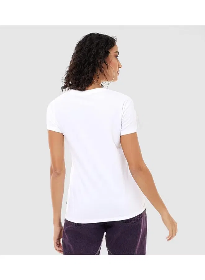 Футболка женская хлопковая Perfect Tee Levi'S, нейтральный — фото 2