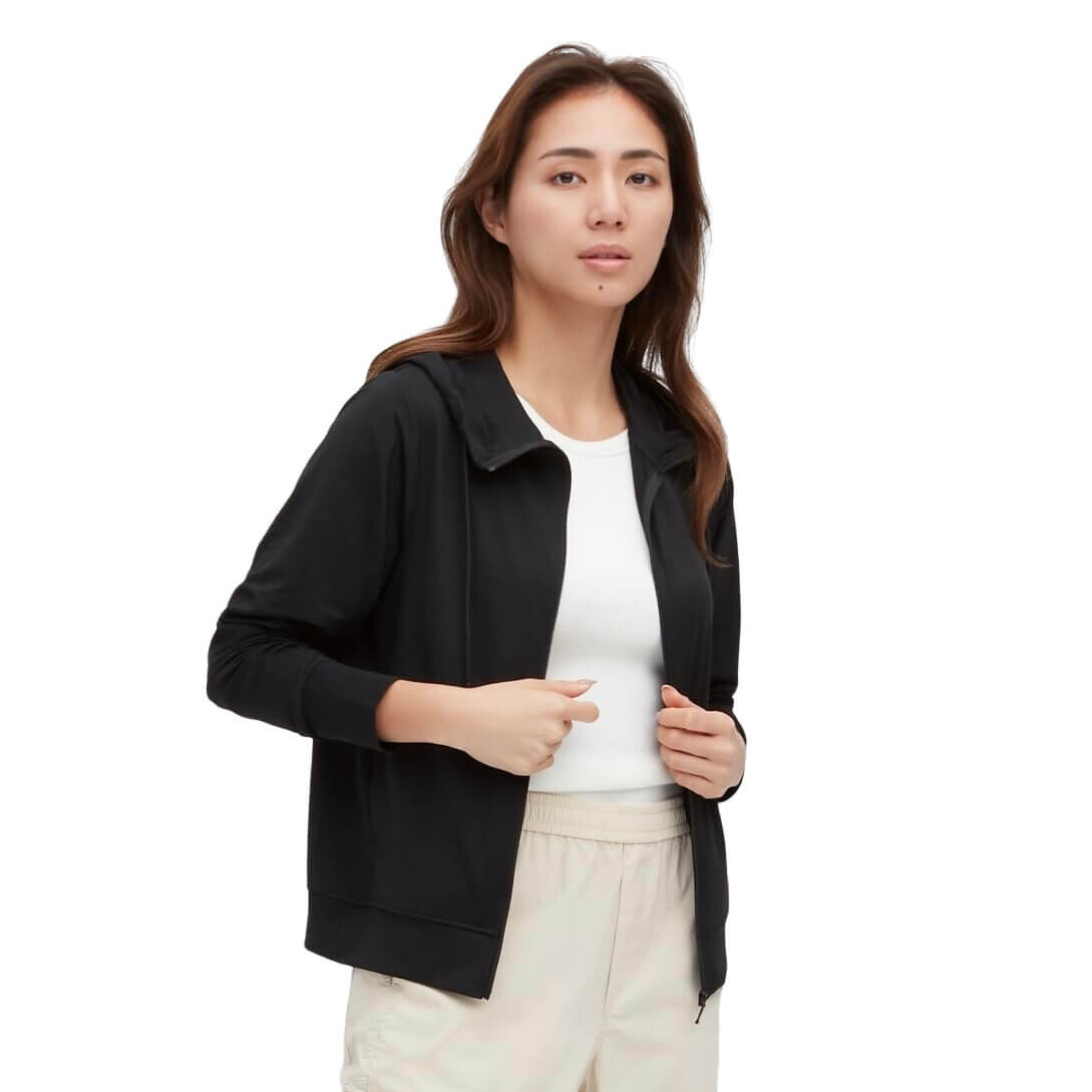 

Толстовка Uniqlo Airsm Mesh UV Protection Zipped, черный