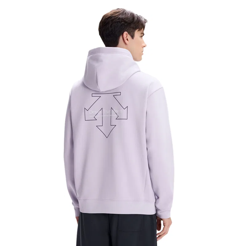 Детская толстовка Unisex Essential DESCENTE, Misty Lilac — фото 4