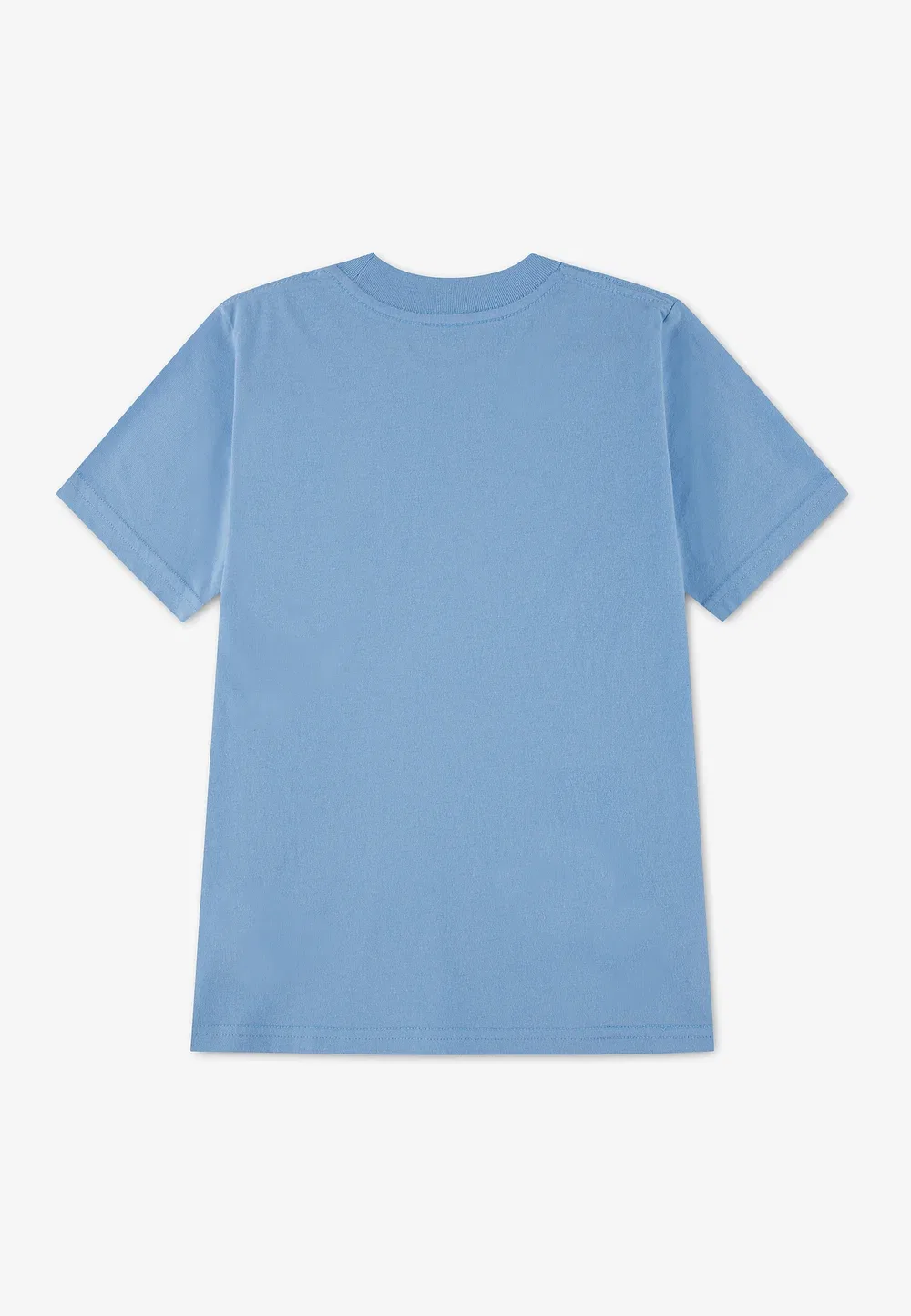 Футболка унисекс - базовая модель Abercrombie & Fitch, Placid Blue — фото 2
