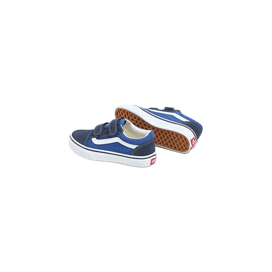 Кеды Vans Old Skool V Детские, Темно-синий — фото 3