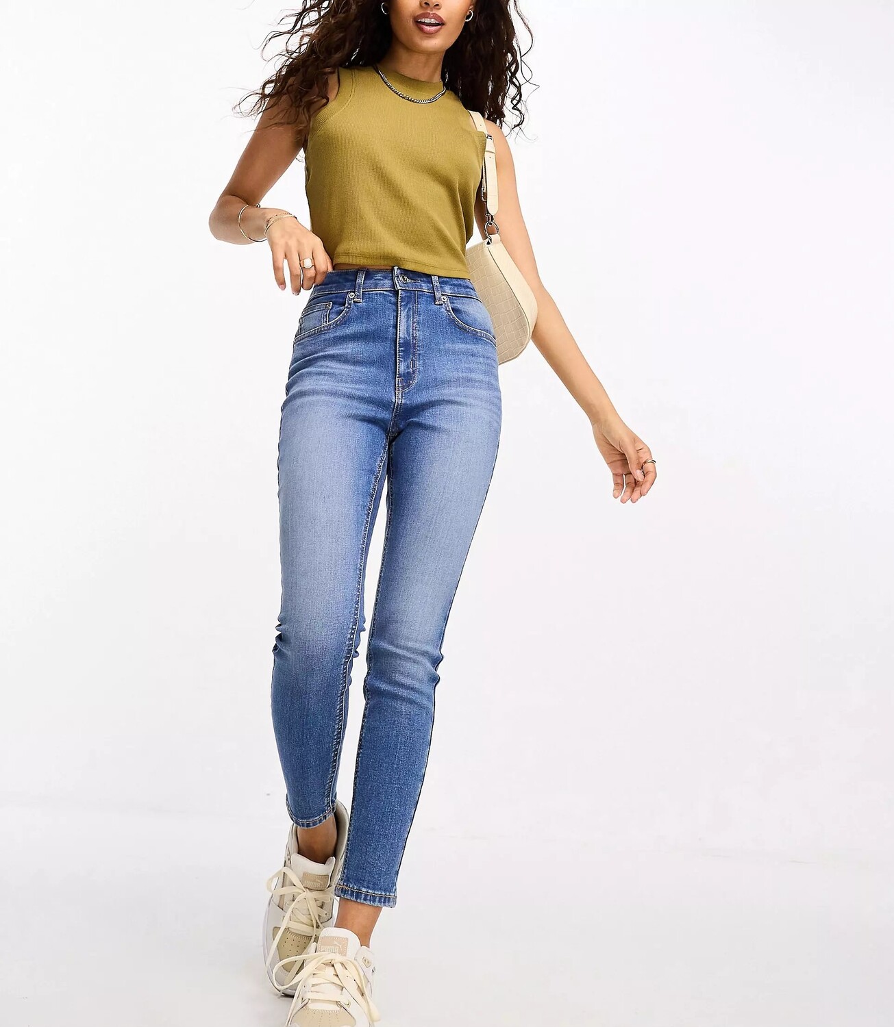 

Джинсы Asos Design Petite Ultimate Skinny, синий