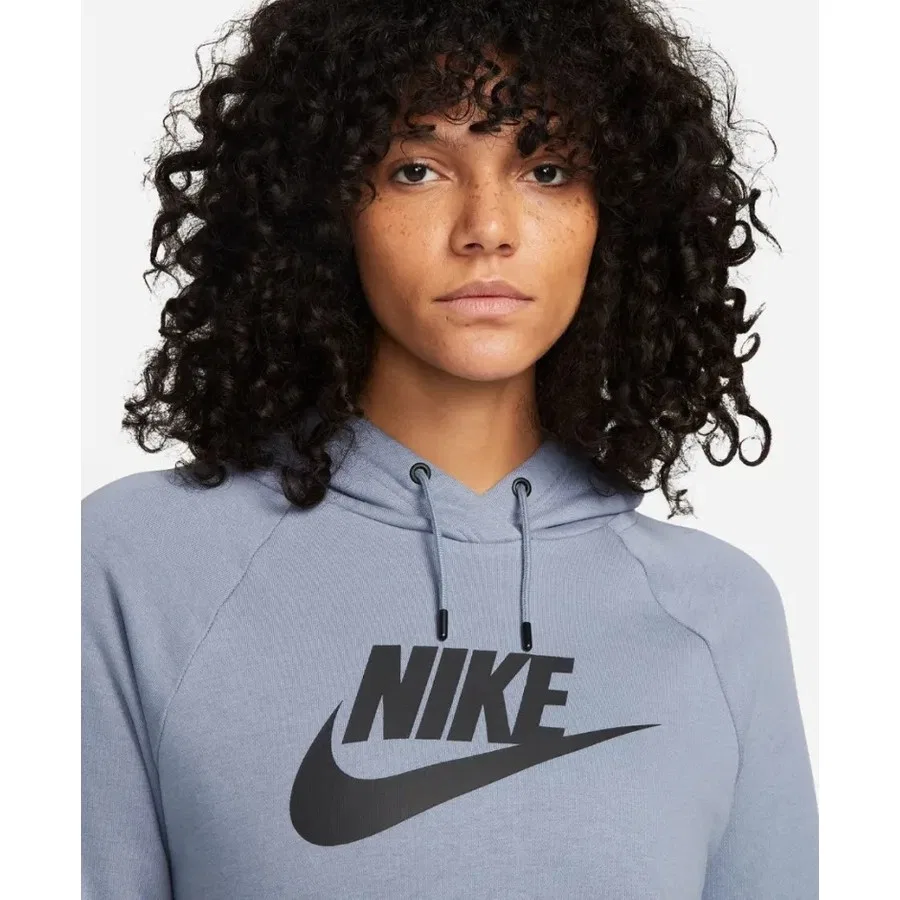 Женский худи с капюшоном из флиса Nike Sportswear Essential, Синий