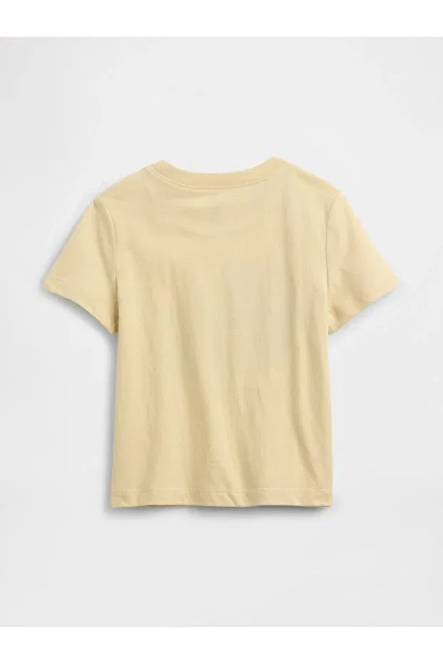 Детская футболка для мальчиков с принтом Gap, Cream-003 — фото 3