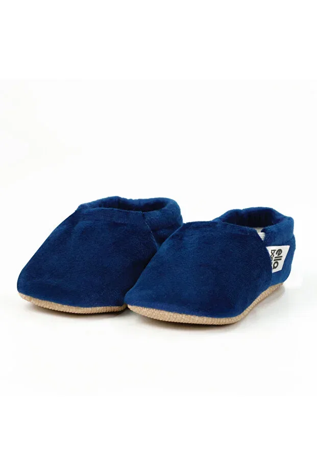Детские пинетки без застежки с принтом Ella Bonna, Saks Blue