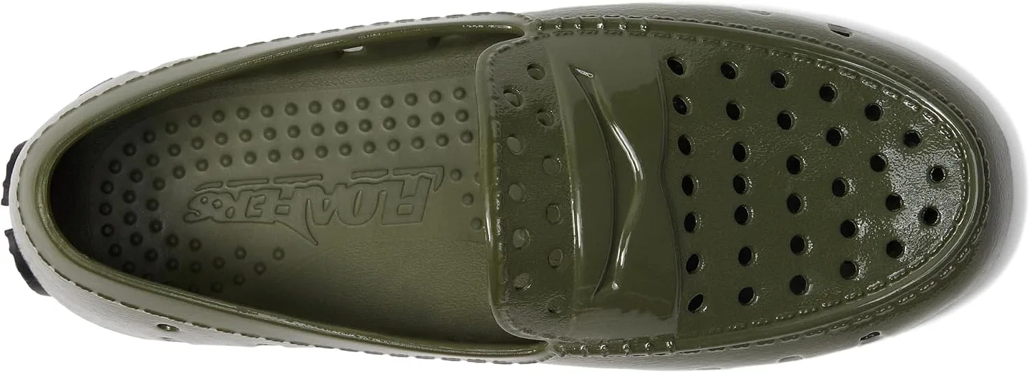 Детские туфли-лоферы Prodigy Driver Patent Floafers, Cypress Patent/Black — фото 2