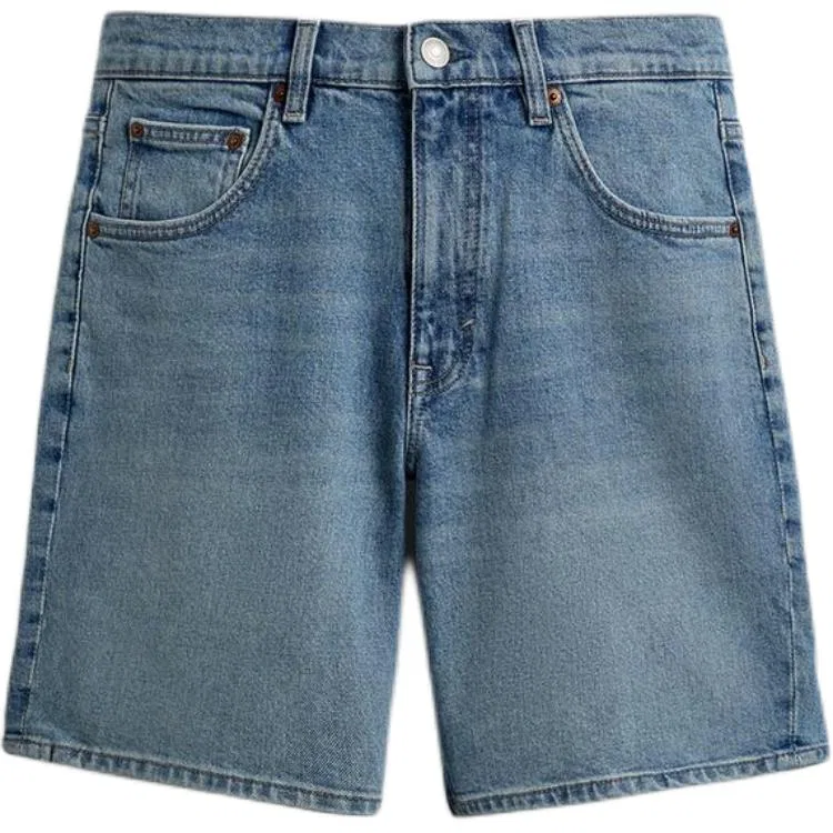 Мужские джинсовые шорты Medium Blue ZARA